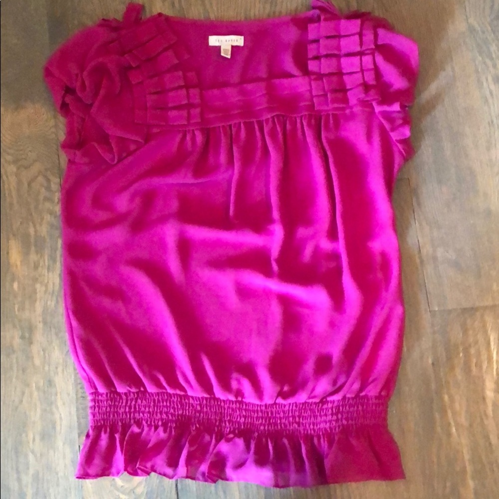 Ted Baker top barely worn Ted Baker size 4